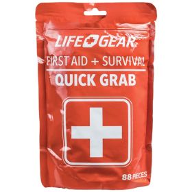 LifeGear™ Emergency Kit, Quick Grab and Go | 88 Pieces