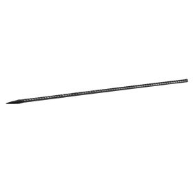 Rebar Stakes, 24-Inch, Heavy-Duty 0.47 in Diameter, Straight Galvanized Steel Ground Anchors with Chisel Point End & Rust-Resistant Coating, for Gard