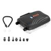 20PSI Paddle Board Pump, Rechargeable Battery-Powered, Dual Stage Inflation & Deflation SUP Air Pump with Auto-Off Function and 12V DC Car Connector,