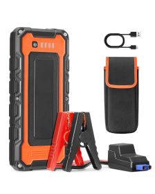 Jump Starter, 3000A Peak, Car Battery Starter Power Pack, Portable Battery Booster with Air Compressor Jumper Cables LCD Display LED Light, Lithium J