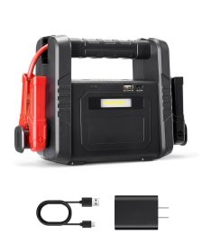 4000A Peak Jump Starter, Portable Lithium Car Battery Booster Pack with LCD Display & LED Light, Power Pack for All Gas/up to 10L Diesel Engines