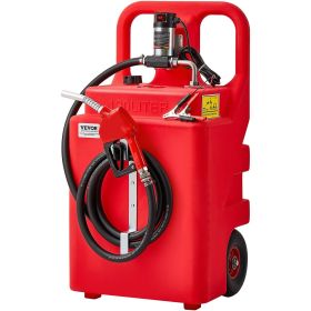 Diesel Transfer Tank, 32 Gallon, Portable Kerosene Tank with 12V DC 10GPM Electric Transfer Pump, 13 ft Delivery Hose & Self-sealing Nozzle