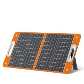 60W 18V Portable Solar Panel;  Flashfish Foldable Solar Charger with 5V USB 18V DC Output Compatible with Portable Generator;  Smartphones;  Tablets