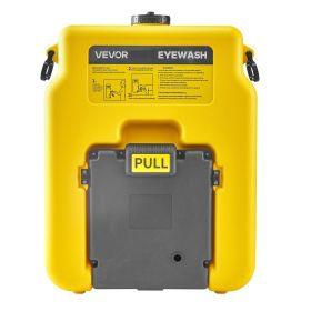 Portable Eye Wash Station 14 Gal, OSHA-Approved Eyewash Station Wall-Mounted/On Flat Surface, Emergency Eye Wash Unit with 2 Sprays