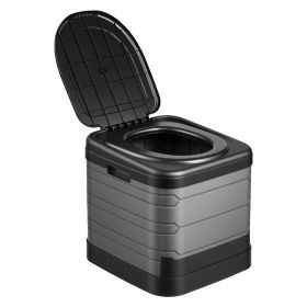 Portable Toilet, 330 lbs Load Capacity, Folding Camping Toilet for Adults, Outdoor Travel Potty with Carry Bag, Trash Bags, Suitable for Home Use