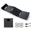 30W Foldable Solar Panel Charger, 16BB N-Type Monocrystalline Solar Panel 24% Efficiency, Ultra-Light Portable with USB-A, USB-A (QC3.0) & Type-C Por