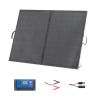 200W Foldable Solar Panel with Frame, 23% High-Efficiency Portable Monocrystalline Solar Panel Charger with 30A PWM Controller & MC4 Output, IP67 Wat