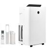 Portable Air Conditioner, 14000 BTU ASHRAE (9800 BTU SACC) 4-in-1 Standing Cooling Ac Unit, LED Touch Panel & Remote Control, 24h Timer, Cooling, Deh