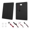 30W 12V Solar Panel Battery Charger, Solar Battery Trickle Charger Maintainer with Built-in Smart Controller & 3 Connection Cables, IP67 Waterproof P