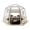 Pop up Bubble Tent, 10 x 9.2 ft Waterproof & UV-Resistant, Clear Camping Tent Shelter, Outdoor Garden Dome Igloo Tents with Windows, 540° Panoramic V