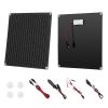 20W 12V Solar Panel Battery Charger, Solar Battery Trickle Charger Maintainer with Built-in Smart Controller & 3 Connection Cables, IP67 Waterproof P
