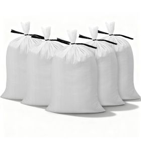 Empty Sandbags, 500 Packs 16 x 26 in, Heavy Duty Sand Bags Sacks with Ties, 50lb Capacity Woven Polypropylene Sandbags