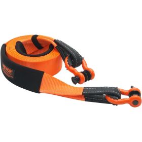 Heavy Duty Tow Strap Recovery Kit 3" x 20 ft (MBS-36,000 lbs) Tree Saver Winch Strap, Triple Reinforced Loop & Protective Sleeves & Storage Bag