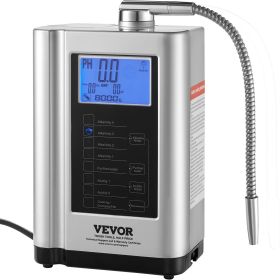 Alkaline Water Ionizer Machine, pH 3.5-10.5 Alkaline Acidic Hydrogen Water Purifier, 7 Water Settings Home Filtration System, Up to -650mV ORP