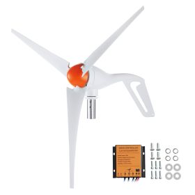 500W Wind Turbine Generator, 12V Wind Turbine Kit, 3-Blade Wind Power Generator with MPPT Controller, Adjustable Windward Direction & 2.5m/s Start Wi