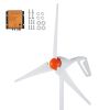 500W Wind Turbine Generator, 24V Wind Turbine Kit, 3-Blade Wind Power Generator with MPPT Controller, Adjustable Windward Direction & 2.5m/s Start Wi