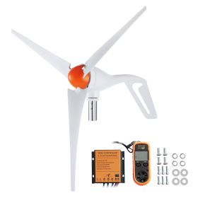 500W Wind Turbine Generator with Anemometer, 12V Wind Turbine Kit, 3-Blade Wind Power Generator, MPPT Controller & Adjustable Windward Direction, Sui