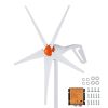500W Wind Turbine Generator, 12V Wind Turbine Kit, 5-Blade Wind Power Generator with MPPT Controller, Adjustable Windward Direction & 2.5m/s Start Wi