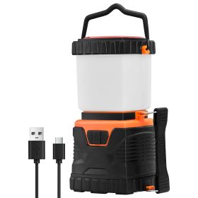 LED Camping Lantern, All-in-one, 1000LM, 360° Illumination, 4 Lighting Modes, Rechargeable Outdoor Flashlight, USB Charging, Durable Robust Light, Id