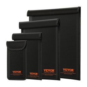 Faraday Bags, 4 Pack Faraday Pouch Set for Laptop (16.9x15"), Tablet (13x10.2"), Phone (7.87x4.7") & Radio (10.6x7.8")
