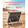 2PCS 100W Bifacial Solar Panels, 23% High-Efficiency N-Type Monocrystalline PV Module with MC4 Output & Aluminum Frame, IP67 Waterproof Solar Panel f