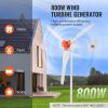 800W Wind Turbine Generator, 12V Wind Turbine Kit, 3-Blade Wind Power Generator with MPPT Controller, Adjustable Windward Direction & 2.5m/s Start Wi