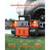 Dual-Cylinder Heavy Duty Air Compressor, 10.6CFM Auto-Stop Portable Tire Inflator, 12V 150PSI Offroad Air Pump with LCD Digital Display & Adapters fo
