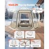 Pop up Bubble Tent, 10 x 9.2 ft Waterproof & UV-Resistant, Clear Camping Tent Shelter, Outdoor Garden Dome Igloo Tents with Windows, 540° Panoramic V