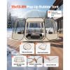 Pop up Bubble Tent, 15 x 13.8 ft Waterproof & UV-Resistant, Clear Camping Tent Shelter, Outdoor Garden Dome Igloo Tents with Windows, 540° Panoramic
