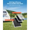 20W 12V Solar Panel Battery Charger, Solar Battery Trickle Charger Maintainer with Intelligent MPPT Controller & Adjustable Mount Bracket, IP67 Water