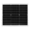 50W 12V Solar Battery Trickle Charger Maintainer, Mono Solar Panel Battery Charger with Upgraded MPPT Controller & Adjustable Mount Bracket, IP65 Wat