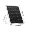 25W 12V Solar Panel Battery Charger, Solar Battery Trickle Charger Maintainer with Intelligent MPPT Controller & Adjustable Mount Bracket, IP67 Water