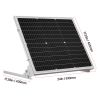 50W 12V Solar Battery Trickle Charger Maintainer, Mono Solar Panel Battery Charger with Upgraded MPPT Controller & Adjustable Mount Bracket, IP65 Wat