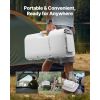 Portable Air Conditioner, 4250 BTU 3-Speed Air Conditioning Unit with 24H Timer, Remote-Control Air Portable AC Adjustable Temp 16-32Celsius, for Out