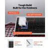 V200W 12V Complete Solar Power Kit, 2PCS 100W Monocrystalline Solar Panels + 12.8V 50Ah LiFePO4 Battery + 40A Charge Controller + 800W Power Inverter