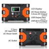 150W Portable Power Station&60W Solar Panel;  FlashFish 45000mAh Solar Generator with 60W 18V ETFE Portable Solar Panel;  Flashfish Foldable Solar Ch