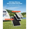 30W 12V Solar Panel Battery Charger, Solar Battery Trickle Charger Maintainer with Intelligent MPPT Controller & Adjustable Mount Bracket, IP67 Water