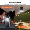 LED Camping Lanterns, 4 Pack, Magnetic Base, Battery Powered Lights, Lightweight Hanging Collapsible Lights, Ideal for Outdoor Camping Hiking, Emerge