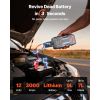 Jump Starter, 3000A Peak, Car Jumper Starter Battery Pack, 12V Portable Lithium Battery Booster, Jump Box Power Bank with 3 Modes Flashlight and Jump