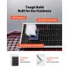 400W 12V Complete Solar Power Kit, 2PCS 200W Monocrystalline Solar Panels + 12.8V 100Ah LiFePO4 Battery + 40A MPPT Charge Controller + 1000W Power In