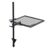 Swivel Campfire Grill, Fire Pit Grill Grate over Fire Pits, Heavy Duty Steel Grill Grates, 360° Adjustable Open Fire Outdoor Equipment, Fire Racks