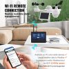 7-in-1 Wireless Weather Station with Wi-Fi, 7" TFT Colorful Display, Solar-Powered Outdoor Sensor, Indoor & Outdoor Monitoring