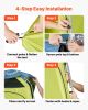 Camping Shower Tent, 1 Room, Portable Privacy Tent Changing Room with Ground Stakes, Ropes, Carry Bag, and Steel Poles