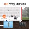 2000W Sump Pump Battery Backup with LCD, Automatically Shifts to Inverter Power Ensuring Uninterrupted Operation