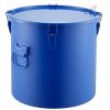 Fryer Grease Bucket, 10 Gal Oil Disposal Caddy Carbon Steel Fryer Oil Bucket with Rust-Proof Coating, Oil Transport Container with Lid, Lock Clip