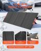300W Foldable Monocrystalline Solar Panel, 23% High-Efficiency Portable Mono Solar Panel Charger with MC4 Output & 10-in-1 DC Adapters