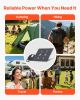 60W Foldable Solar Panel Charger, 16BB N-Type Monocrystalline Solar Panel 24% Efficiency, Lightweight Portable with MC4 Output, Type-C