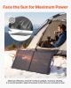 100W Foldable Solar Panel, 24% High-Efficiency Portable Monocrystalline Solar Panel Charger with MC4 Output, USB-A, Type-C & DC Ports
