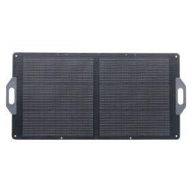 100W Foldable Solar Panel, 24% High-Efficiency Portable Monocrystalline Solar Panel Charger with MC4 Output, USB-A, Type-C & DC Ports