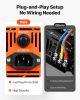 2500W Sump Pump Battery Backup System, LCD Display, Auto Switches to Battery Inverter Power for Sump Pump, Pure Sine Wave